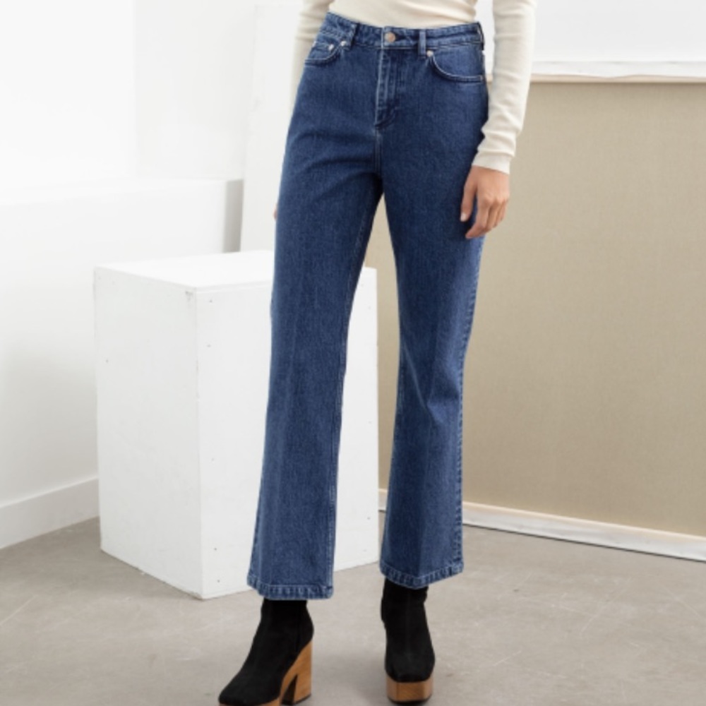 & Other Stories NWT Flared Crop Jeans
